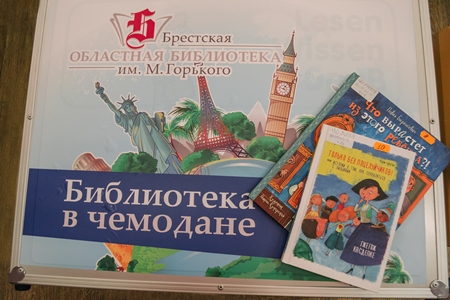 Библиотека в чемодане в СШ № 9