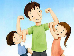 Такой разный папа!