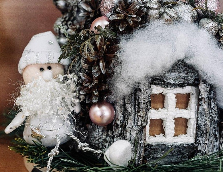 Выставка новогодних ёлок