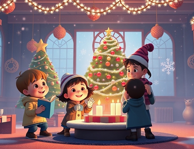 Зимние каникулы в библиотеке!