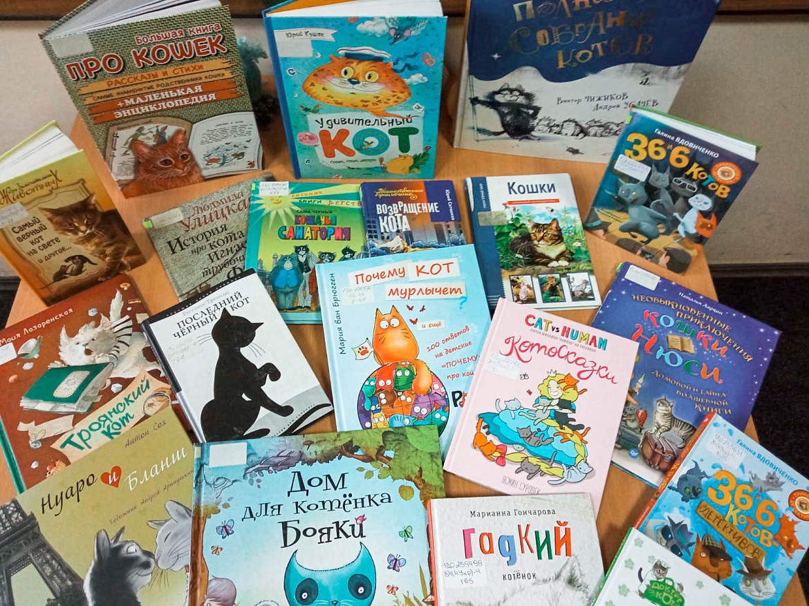 Книжная выставка ко Дню кошек