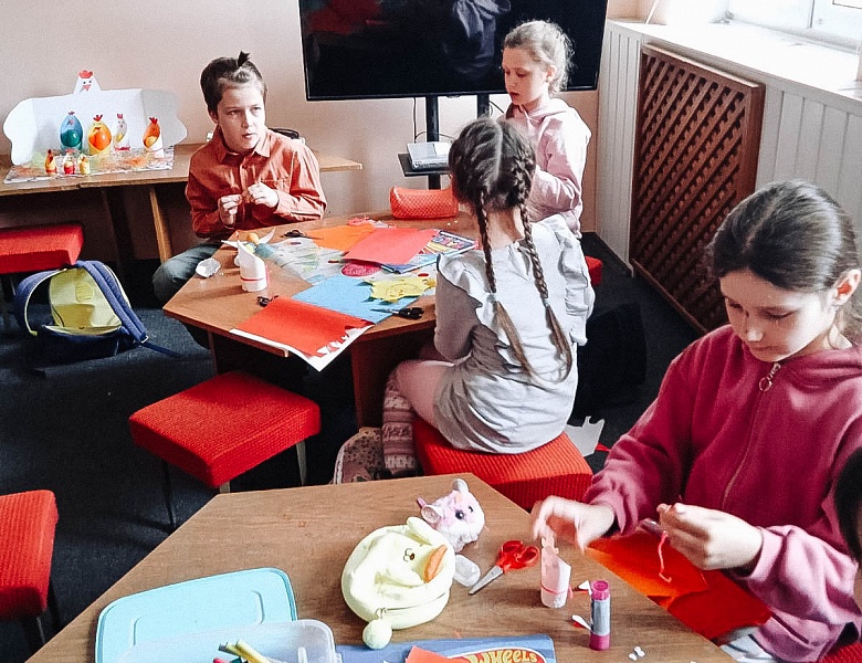 Занятие в Школе маленьких волшебников