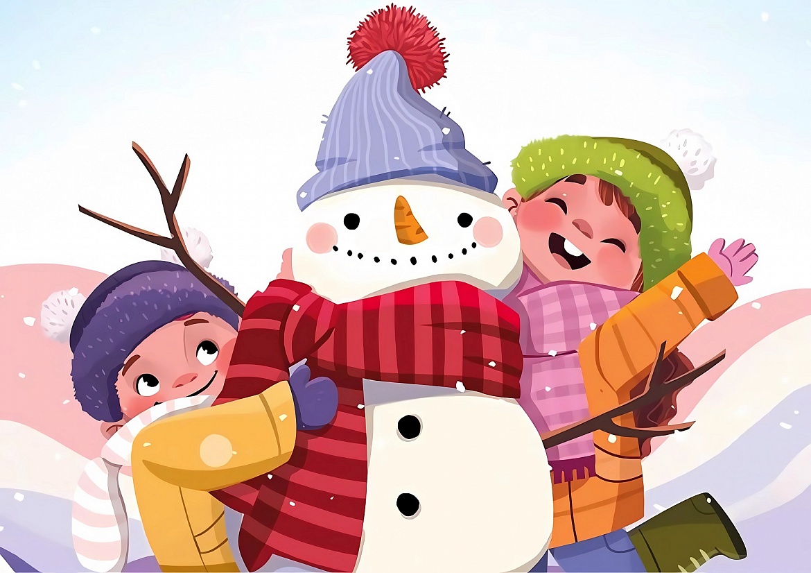 Зімовыя забавы: вясёлае мерапрыемства для дзяцей