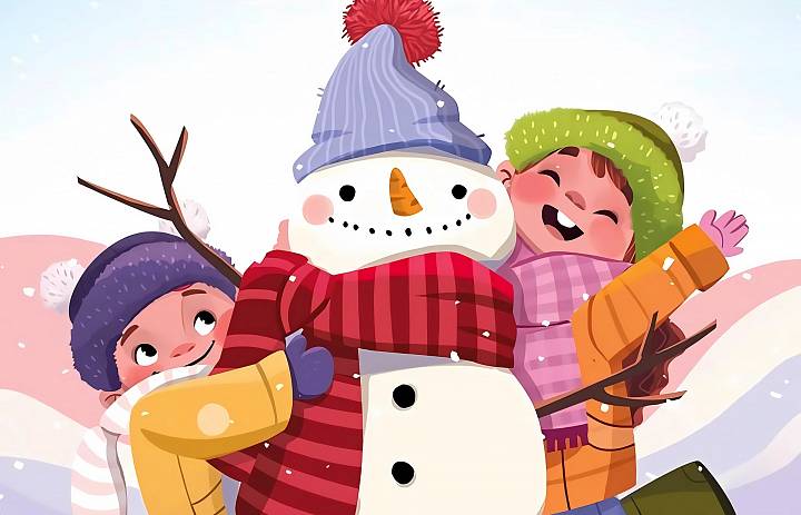 Зімовыя забавы: вясёлае мерапрыемства для дзяцей