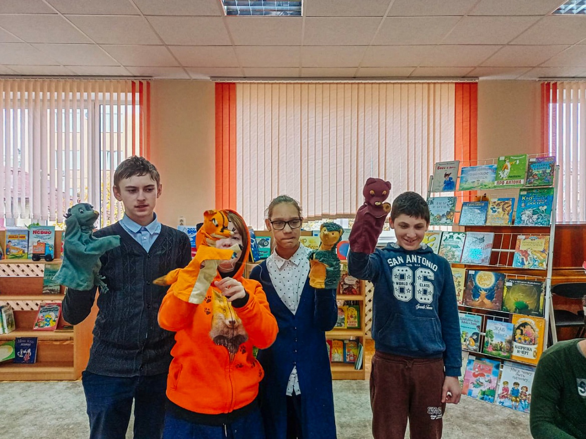 Репетиция книжного театра «Спасательный круг»