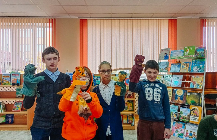 Репетиция книжного театра «Спасательный круг»