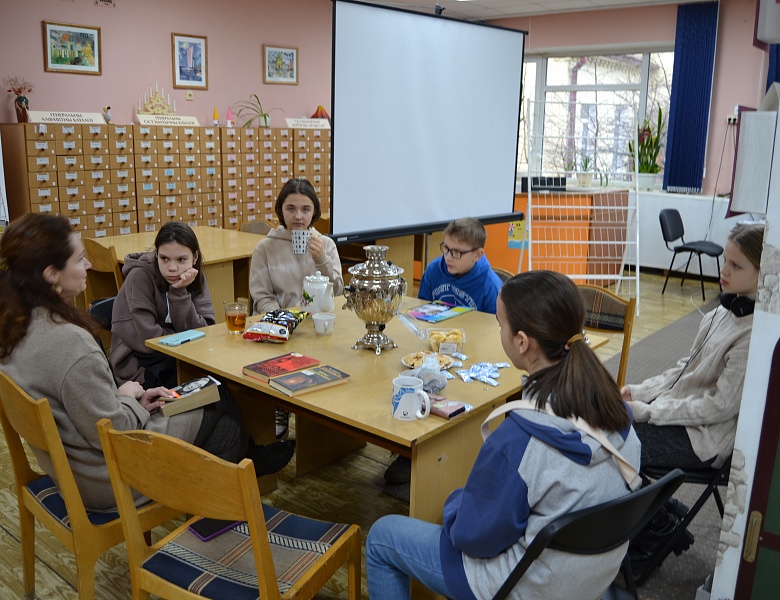 Литературная встреча в юношеском отделе