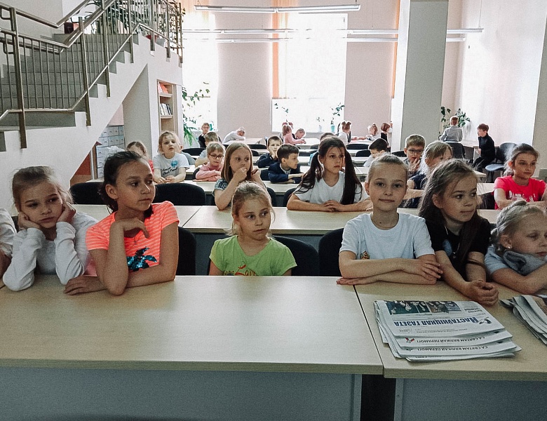 Закрытие проекта «Библиотека в чемодане» в СШ № 1