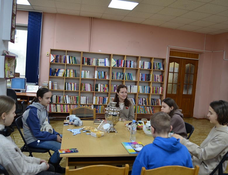 Литературная встреча в юношеском отделе