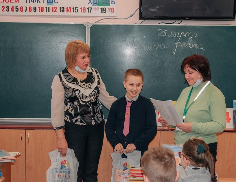 «Библиотека в чемодане» закрылась в СШ № 7 г. Бреста