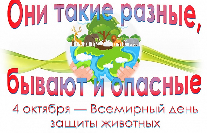 Выставка «Они такие разные, бывают и опасные»