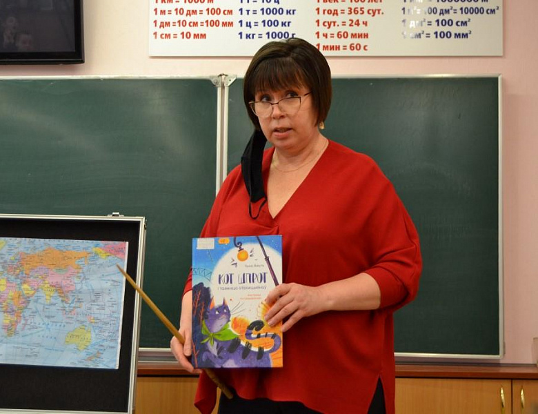 «Библиотека в чемодане» приехала в СШ № 7 г. Бреста!