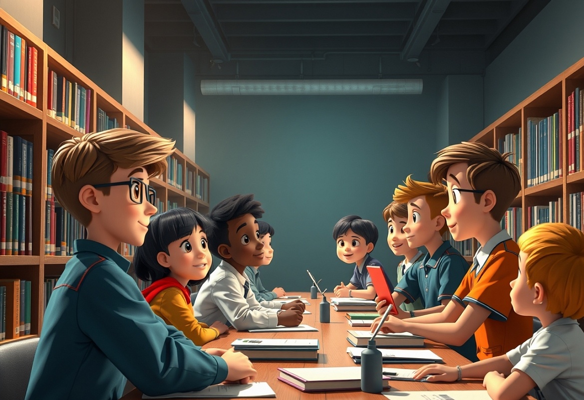 Начальная школа № 7 в гостях у детского отдела