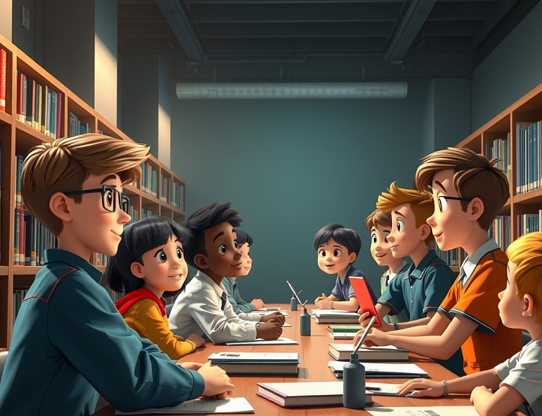 Начальная школа № 7 в гостях у детского отдела