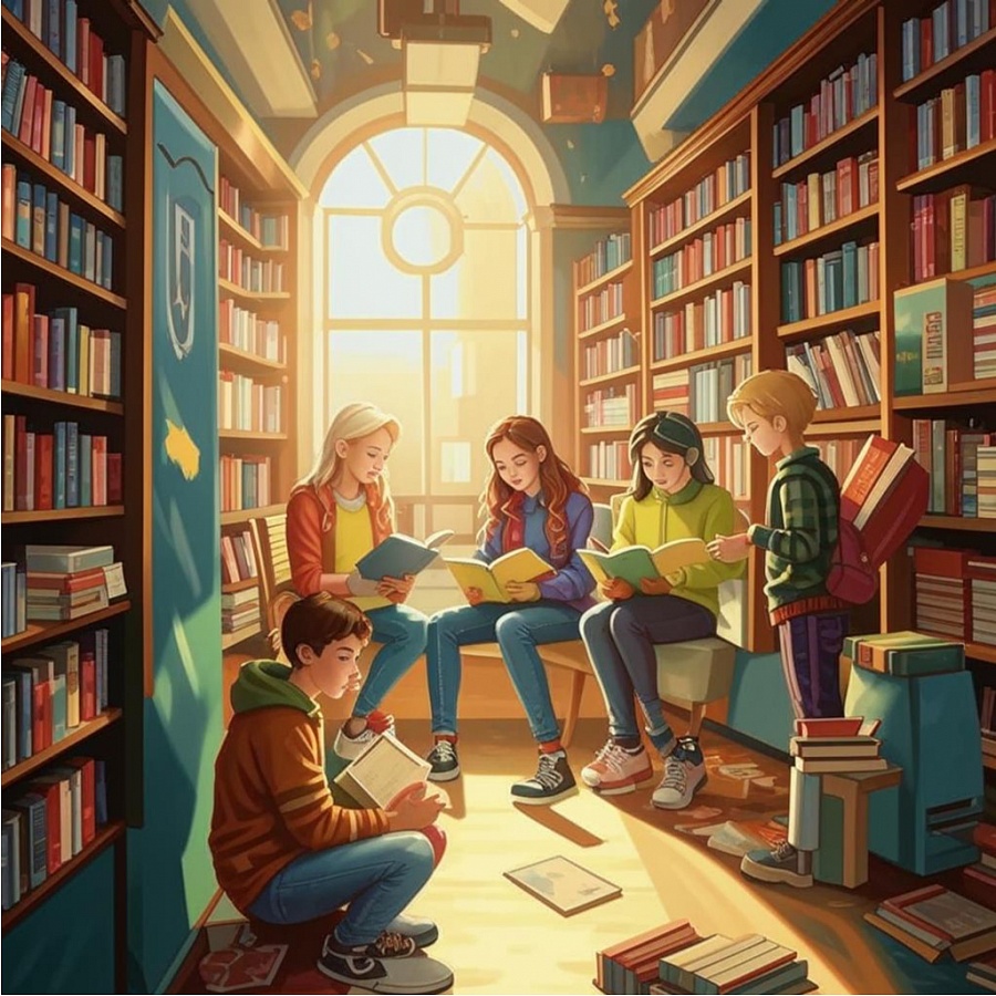 Школьные каникулы в юношеском отделе