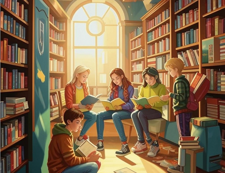 Школьные каникулы в юношеском отделе