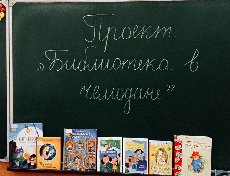 Библиотека в чемодане в СШ № 9